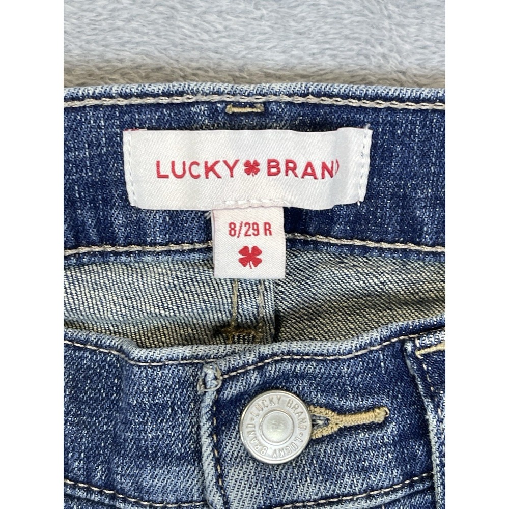Lucky Brand Jeans Womens 8/29 Blue Denim Medium Wash Sweet Mid Rise Bootcut - Picture 7 of 11